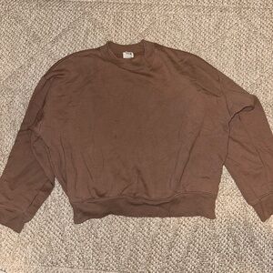 a new day Brown Crewneck